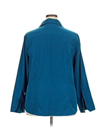 Cato 3/4 Sleeve Button-Down Shirt (view 2)
