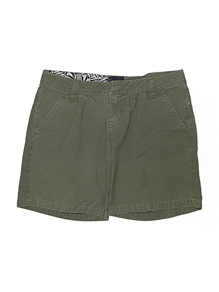 Pre-owned Volcom Khaki Shorts In Green