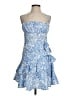 Shein Blue Cocktail Dress Size 4 - photo 1