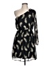 Blue Rain Animal Print Black Cocktail Dress Size L - photo 1