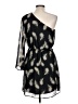 Blue Rain Animal Print Black Cocktail Dress Size L - photo 2