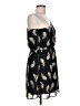 Blue Rain Animal Print Black Cocktail Dress Size L - photo 4