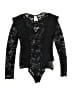 Monaco Black Long Sleeve Blouse Size L - photo 2