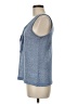 Ann Taylor LOFT Outlet Blue Sleeveless Top Size M - photo 5