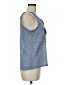 Ann Taylor LOFT Outlet Blue Sleeveless Top Size M - photo 4