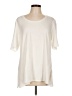 Chico's Ivory Short Sleeve T-Shirt Size Lg (2) - photo 1