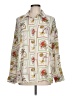 Autres Filles 100% Polyester Print Ivory Long Sleeve Blouse Size L - photo 1
