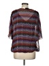 AB Studio Purple 3/4 Sleeve Blouse Size L - photo 2