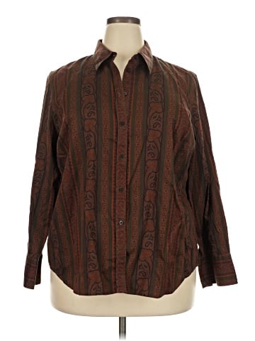 Lauren by Ralph Lauren Long Sleeve Button-Down Shirt (view 1)