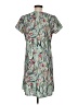 Unbranded 100% Polyester Paisley Teal Green Casual Dress Size M - photo 2