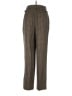 A LINE ANNE KLEIN 100% Wool Houndstooth Brown Wool Pants Size 10 - photo 2