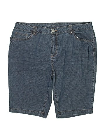 Avenue Denim Shorts (view 1)