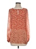 Tory Burch Orange Long Sleeve Blouse Size 4 - photo 1