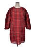J.Crew Plaid Red Casual Dress Size XL - photo 1