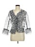 Nabi Silver 3/4 Sleeve Blouse Size M - photo 1