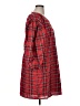 J.Crew Plaid Red Casual Dress Size XL - photo 4