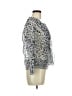 Nabi Silver 3/4 Sleeve Blouse Size M - photo 4
