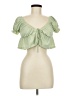 Shein Green Sleeveless Blouse Size 6 - photo 1