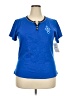 Assorted Brands Blue Short Sleeve Henley Size XXL - photo 1