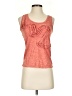 Little Yellow Button Orange Sleeveless Top Size XS - photo 1
