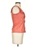 Little Yellow Button Orange Sleeveless Top Size XS - photo 4