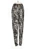 H&M 100% Viscose Animal Print Black Casual Pants Size M - photo 1
