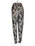 H&M 100% Viscose Animal Print Black Casual Pants Size M - photo 2