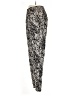 H&M 100% Viscose Animal Print Black Casual Pants Size M - photo 5