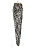 H&M 100% Viscose Animal Print Black Casual Pants Size M - photo 4