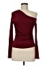 showpo Burgundy Long Sleeve Top Size 8 - photo 1