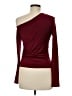 showpo Burgundy Long Sleeve Top Size 8 - photo 2