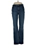 L.L.Bean Chevron-herringbone Blue Jeans Size 12 - photo 1