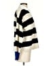 Madewell Stripes Blue Cashmere Pullover Sweater Size S - photo 4