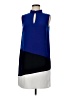 Lands' End Canvas 100% Polyester Color Block Blue Casual Dress Size 6 - photo 1