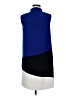 Lands' End Canvas 100% Polyester Color Block Blue Casual Dress Size 6 - photo 2