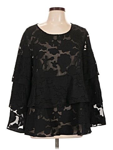 Style&Co Long Sleeve Blouse (view 1)