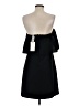 Charles Henry Solid Black Cocktail Dress Size XS - photo 2