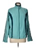 Unbranded 100% Polyester Color Block Teal Track Jacket Size L - photo 1