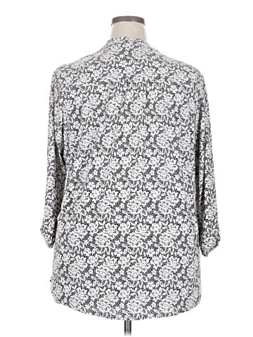 Roz & Ali 3/4 Sleeve Blouse (view 2)