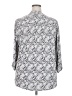 Roz & Ali Paisley Gray 3/4 Sleeve Blouse Size 3X - photo 2