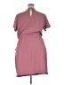 32 Degrees Solid Pink Casual Dress Size XXL - photo 2