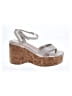 Forever 21 Silver Wedges Size 12 - photo 1