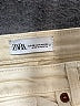Zara Ivory Tan Jeans Size 4 - photo 4
