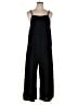 Assorted Brands 100% Polyester Solid Black Jumpsuit Size XL - photo 1