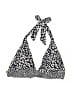 MICHAEL Michael Kors Animal Print Black Swimsuit Top Size M - photo 1