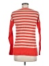 Victoria's Secret 100% Cotton Stripes Orange Pullover Sweater Size M - photo 2