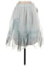 Disney 100% Polyester Tie-dye Silver Blue Casual Skirt Size S - photo 1
