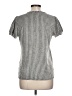 Assorted Brands Metallic Silver Short Sleeve Top Size L - photo 2