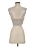 Fashion Nova 100% Polyester Silver Sleeveless Top Size S - photo 2