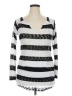 LA Class White Silver Pullover Sweater Size L - photo 1